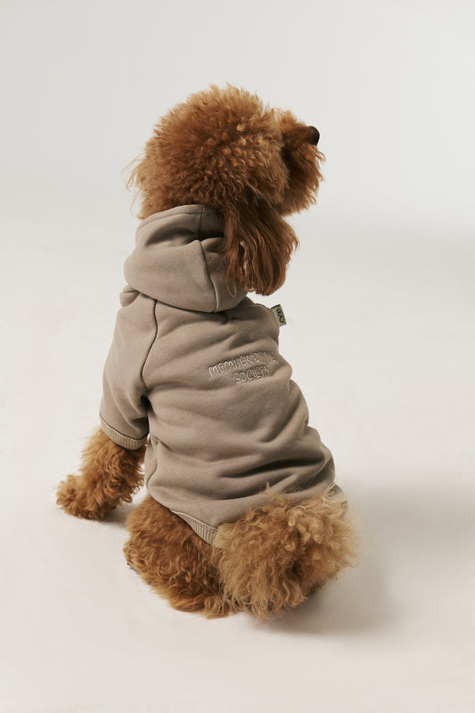 SuperSoft Köpek Hoodie - Bej