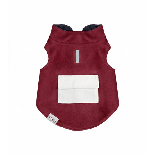Bruno Cozy Köpek Polar Mont - Burgundy
