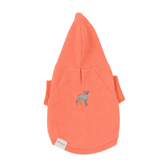 Bruno Flow Köpek Hoodie - Sunset Orange