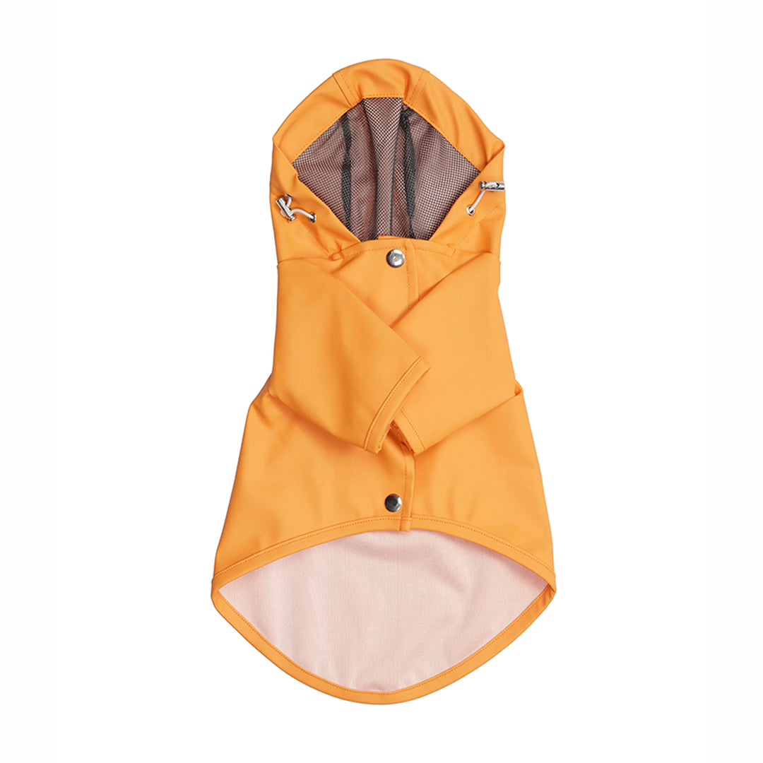 Bruno Signature Köpek Yağmurluk - Tangerine Orange
