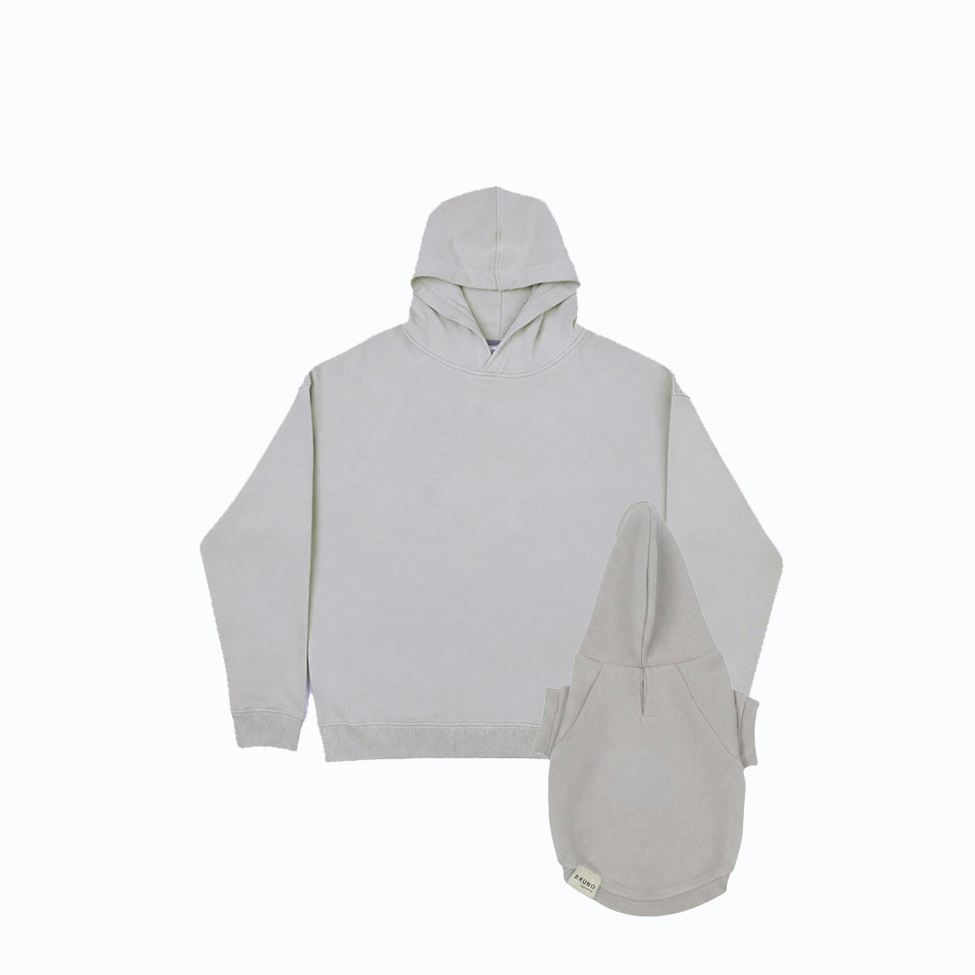Bruno Cloud Kombin Hoodie - Stone Gray