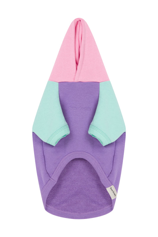 Köpek Hoodie - Lila/Mint/Bubblegum