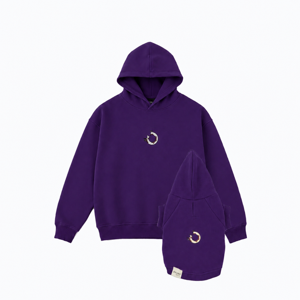 Bruno Flow Kombin Hoodie - Royal Purple