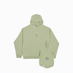 Bruno Flow Kombin Hoodie - Green Tea