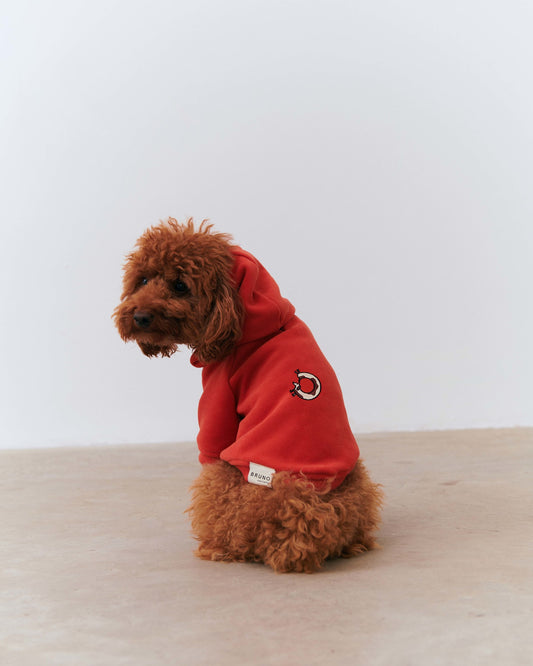 SuperSoft Köpek Hoodie - Gri