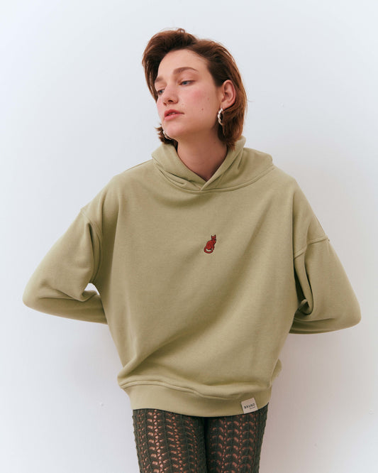 Meow Hoodie - Green