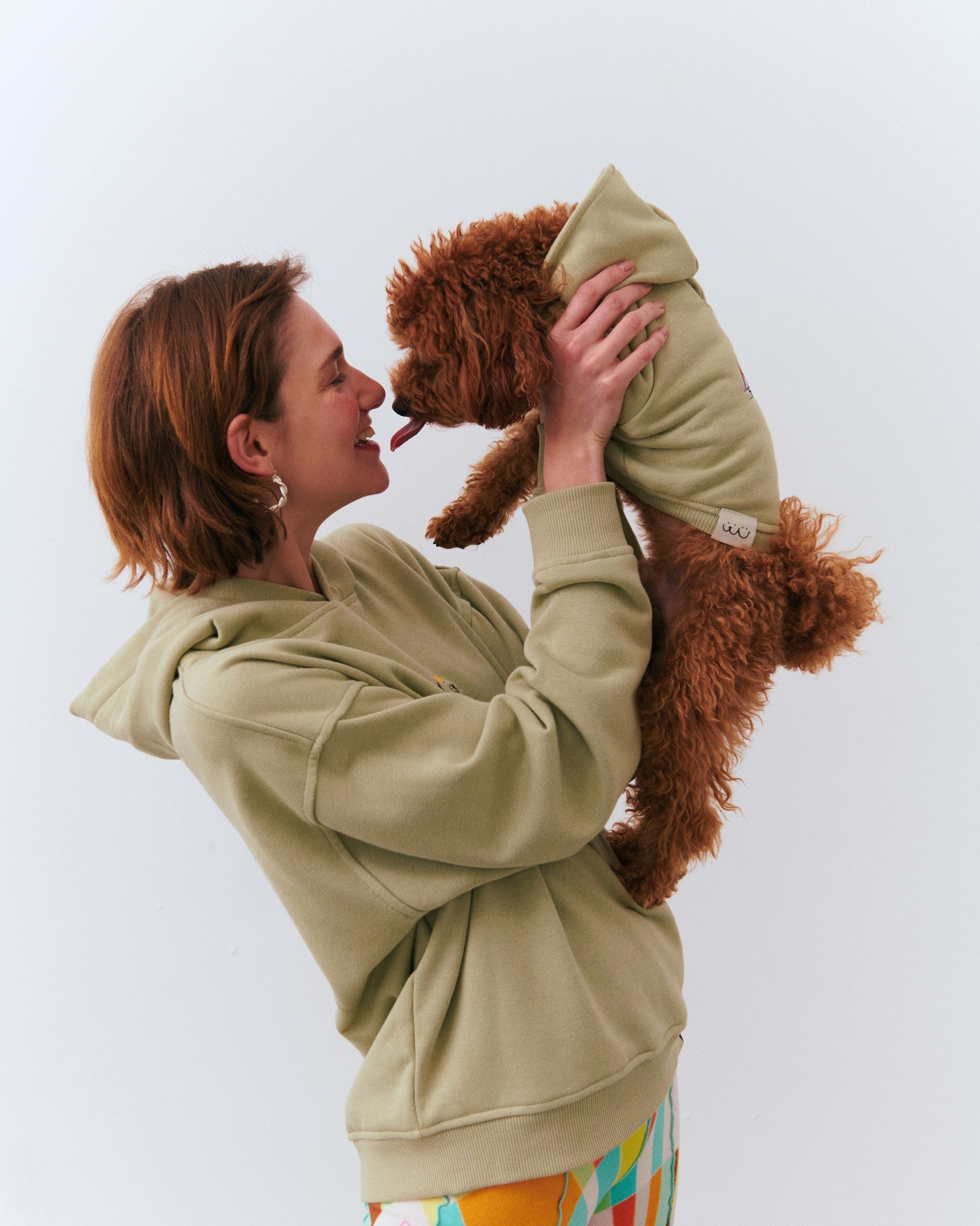 Bruno Flow Köpek Hoodie - Green Tea