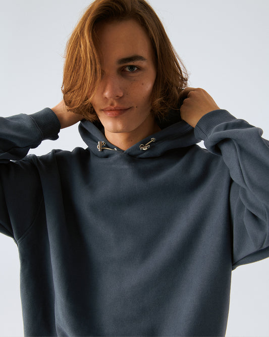 Relaxed fit Hoodie - Horizon Blue