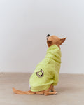 Köpek Havlu Hoodie - Lime