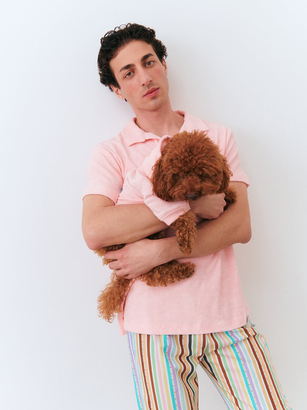 Köpek Havlu Hoodie - Pembe