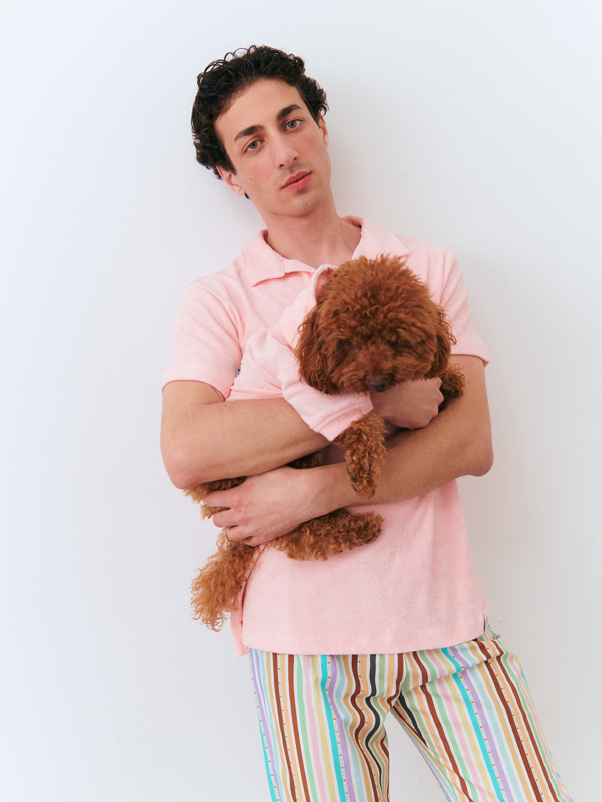 Köpek Havlu Hoodie - Pembe