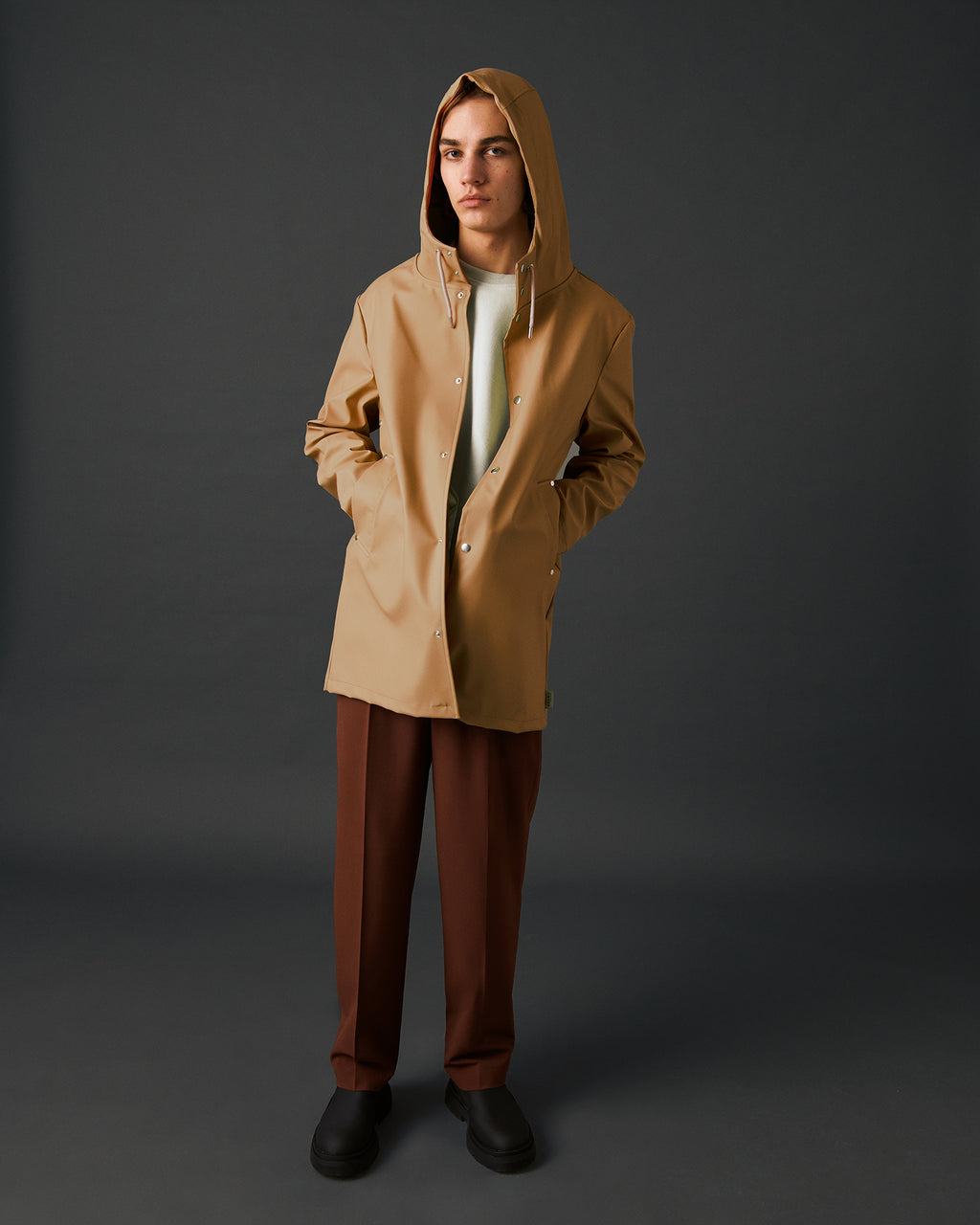Bruno Signature Unisex Yağmurluk - Desert Camel