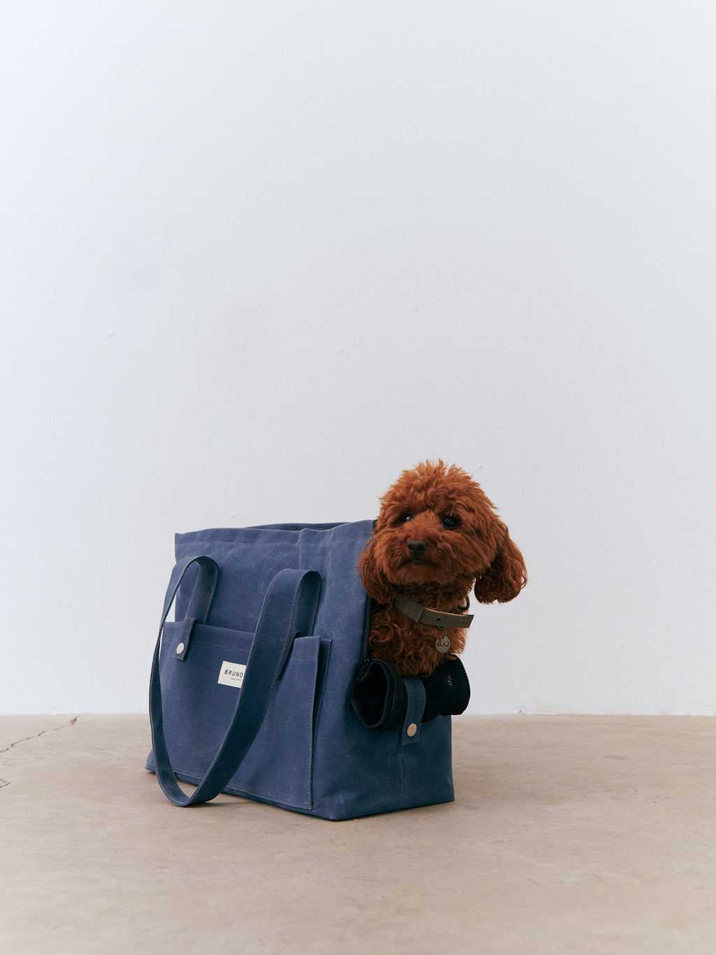 Köpek Taşıma Çantası - Denim Blue