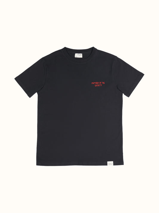 Society T-shirt - Siyah