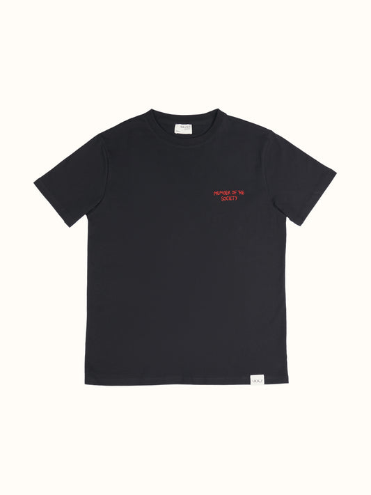 Unisex Society T-shirt - Siyah