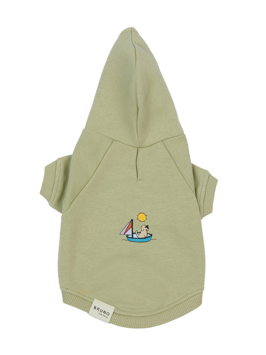 Sailor Köpek Hoodie - Yeşil